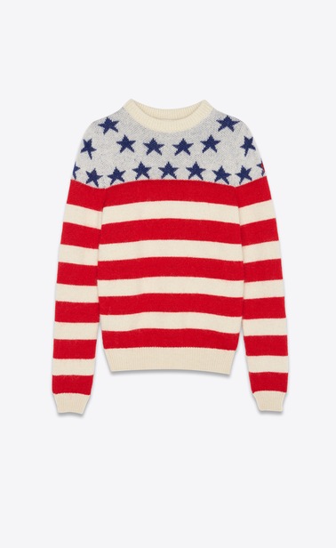 flag jacquard jumper
